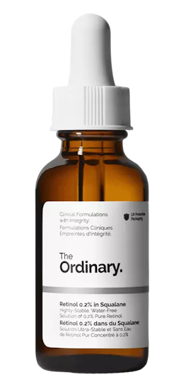 Image for a product Retinol 0.2% in Squalane | Brand is: The Ordinary